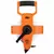 Tape Measure, 1/2" x 100' Pumpkin/White Fiberglass OTR Open Type Reel Standard SAE Long