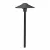 Path Light, 2.3 W Wedge T5 LED Textured Black Aluminum Dome