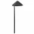 Path Light, 1.5 W Wedge S8 3156K LED Textured Black Aluminum 6" x 19.5"
