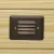 0.86 W 2700K Integrated LED Textured Architectural Bronze Aluminum Louvered Mini Step Light | KIC15782AZT27R