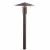 3.8 W 3000K Integrated LED Textured Architectural Bronze Aluminum 8" x 26.5" Path Light | KIC15803AZT30R