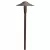 3 W 3000K Integrated LED Textured Architectural Bronze Aluminum Dome 8.25" x 22" Path Light | KIC15810AZT30R