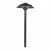 3.8 W 3000K Integrated LED Textured Black Aluminum Round Tiered Path Light | KIC16124BKT30
