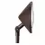 Wall Wash Light, 2.3 W Wedge S8 3156K LED Textured Architectural Bronze Aluminum Adjustable