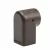 Mounting Elbow, 1.25" x 1.25" x 2" Textured Architectural Bronze Aluminum For 12 V Landscape Lights