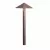3.8 W 2700K Integrated LED Textured Tannery Bronze Aluminum Pyramid Path Light | KIC15802TZT27R