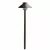 2 W 3000K Integrated LED Textured Architectural Bronze Aluminum Short Stepped Dome Path Light | KIC15821AZT