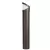 3.57 W 2800K LED Textured Architectural Bronze Aluminum Side Throw Bollard Light | KIC16132AZT28