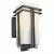100 W Medium A19 Incandescent Black Cast Aluminum Wall Light | KIC49201BK