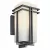150 W Medium A21 Incandescent Black Cast Aluminum Wall Light | KIC49202BK