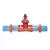 6" 10 - 12 mil Epoxy Coated Ductile Iron LG Series Pipe to Pipe Joint Restraint | LEMLG600