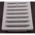 2' Rectangular Light Gray Flat Channel Grate | NDD661LG