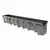 48" x 10" x 3.99" Light Gray Neutral Channel Drain Section | NDDDS090N