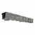 48" x 6" x 3.99 - 4.34" Light Gray Channel Drain Section | NDDDS091