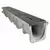48" X 10" X 5.68 - 6.01" Light Gray Channel Drain Section |  DS-096
