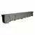 48" x 10" x 6.01 - 6.35" Light Gray Channel Drain Section | NDDDS097