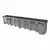 48" x 10" x 8.03 - 8.37" Light Gray Channel Drain Section | NDDDS103