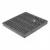 12" X 12" Square Hdpe Gray Catch Basin Flat Drain Grate |  1210