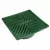 6" x 6" Square Green Flat Drain Grate | NDS5