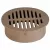 6" Round Sand Flat Drain Grate | NDS60S