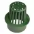 3" Round Green Drain Atrium Grate | NDS70