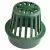 4" Round Green Drain Atrium Grate | NDS75