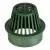 6" Round Green Drain Atrium Grate |  80