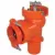 2" Spigot x Gasket 12" Epoxy Coated Ductile Iron 350 psi LV Series Lateral Angle Valve | LEMLV210