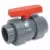 2" NPT Gray PVC 150 psi True Union Ball Valve | MAT772ST08