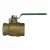1" FNPT Forged Brass 2-Piece Gas Ball Valve | MCDGC010