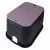 14" x 19" Rectangular Black Box Reclaimed Water Standard with Overlapping Purple Cover Valve Box | NDB113BCR