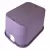 14" x 19" Rectangular Purple Box Reclaimed Water Standard with Overlapping Green Cover Valve Box | NDB113PBCR
