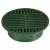 8" Round Green Flat Drain Grate |  20