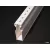 5" x 20" Rectangular Light Gray Pro Light Traffic Channel Grate | NDS814
