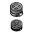 6" Black Elastomeric PVC Test Cap | NHPC060