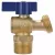 3/4" MIP x Hose Brass Quarter-Turn Boiler Drain | NIBQT74X34
