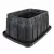 26.3" x 19.8" x 12.1" Rectangular Black Body Jumbo Valve Box Body Only | RBBVBJMBB