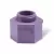 1/2" FNPT x Nozzle Thread Purple Plastic PA8SNP Series with Screen Non-Potable For 1/2" MPT Threaded Risers Shrub Adapter | RBLPA8SNP