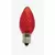 Faceted 0.96 W Screw-In C7 LED Retrofit Multi-Colored Professional Grade LED Lamp | SRCLEDC7MUL