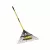 54" Yellow Fiberglass Handle 22" Steel Blade 24 Tine Leaf Rake | STR40928