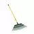 48" Yellow, Vinyl Coated Steel Handle 18" Flexible Steel Blade Lawn Rake | STR43120