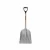 14.25 x 19" Blade Hardwood Handle Poly Grain Scoop | STR49053