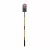 5" Blade Yellow Premium Fiberglass Handle Trenching/Cleanout Forward Turned Step Shovel | STRS702