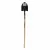 9.5" x 11.5" Steel Blade 14 ga Precision Lathe Turned American Ash Wood Handle Round Front Turn Step Point Shovel | STRSVLR30