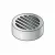 3" Round White Drain Grate | SDPGR030