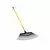 48" Yellow, Vinyl Coated Steel Handle 24" Pro-Flex Leaf Rake | STR43325