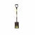 7" x 12" Blade 29" Premium Fiberglass Handle 14 ga Forward Turned Step Garden Spade | STRS605D