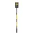 7" x 12" Blade 48" Premium Fiberglass Handle 14 ga Forward Turned Step Garden Spade | STRS605