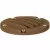 4.92" x 0.75" Architectural Bronze Aluminum Alloy For Well Light Light Cover | ULSUC1301AZ