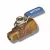 1/4" MNPT x FNPT Lead Cast Bronze 600 psi Ball Valve | VLZBV002MF